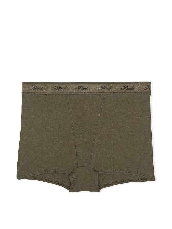 Victoria's Secret Logo Cotton High-Waist Boyshort Panty - Image 3