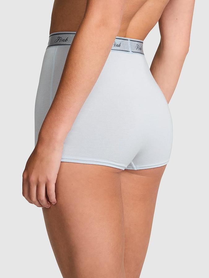 Victoria's Secret Logo Cotton High-Waist Boyshort Panty - Image 2