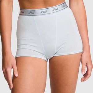 Victoria's Secret Logo Cotton High-Waist Boyshort Panty