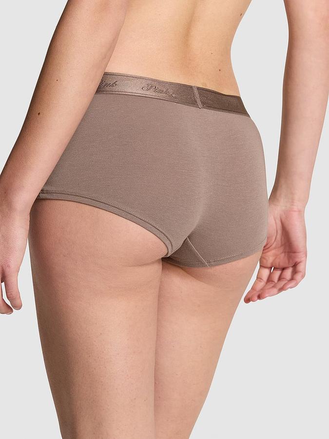 Victoria's Secret Logo Cotton Boyshort Panty - Image 2