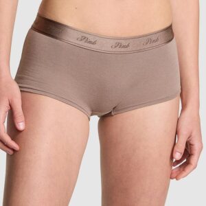 Victoria's Secret Logo Cotton Boyshort Panty