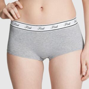 Victoria's Secret Logo Cotton Boyshort Panty