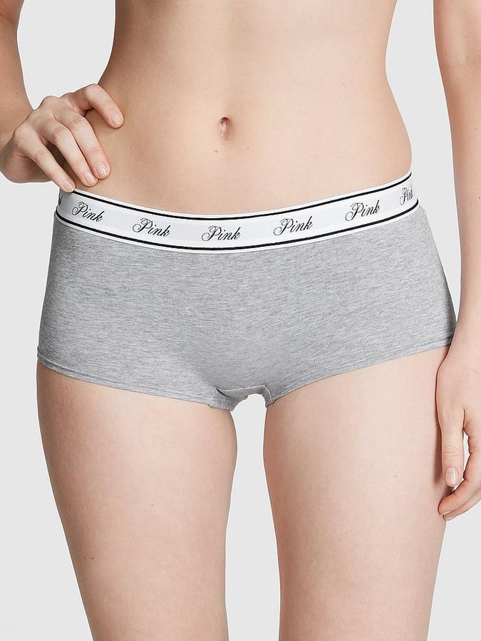 Victoria's Secret Logo Cotton Boyshort Panty