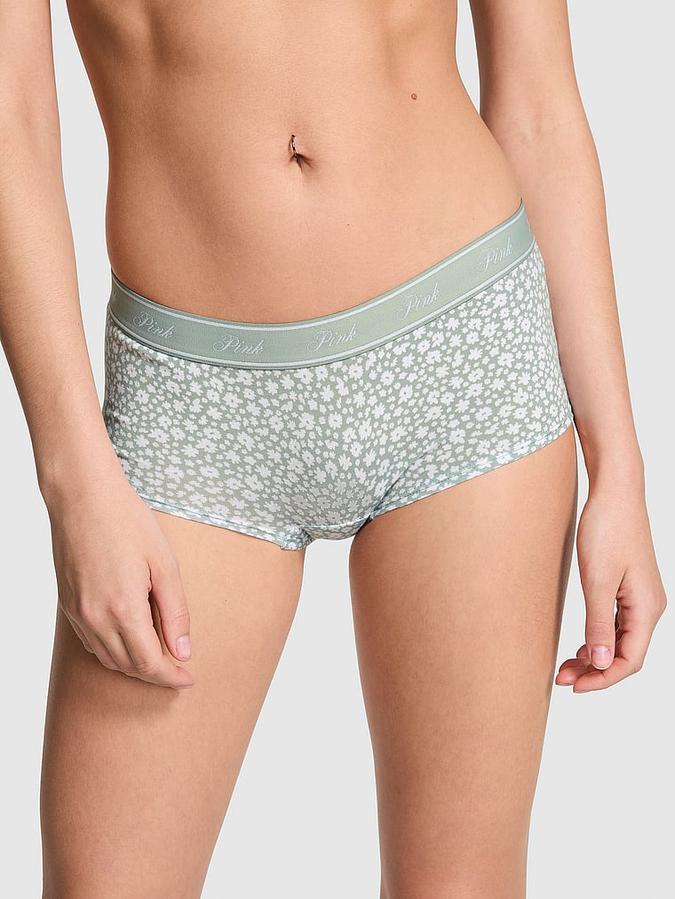 Victoria's Secret Logo Cotton Boyshort Panty