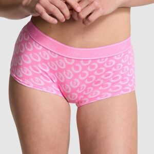 Victoria's Secret Logo Cotton Boyshort Panty