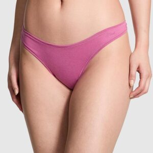 Victoria's Secret Cotton High-Leg Thong Panty