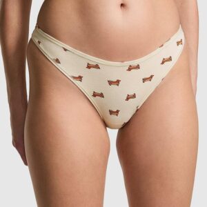 Victoria's Secret Cotton High-Leg Thong Panty