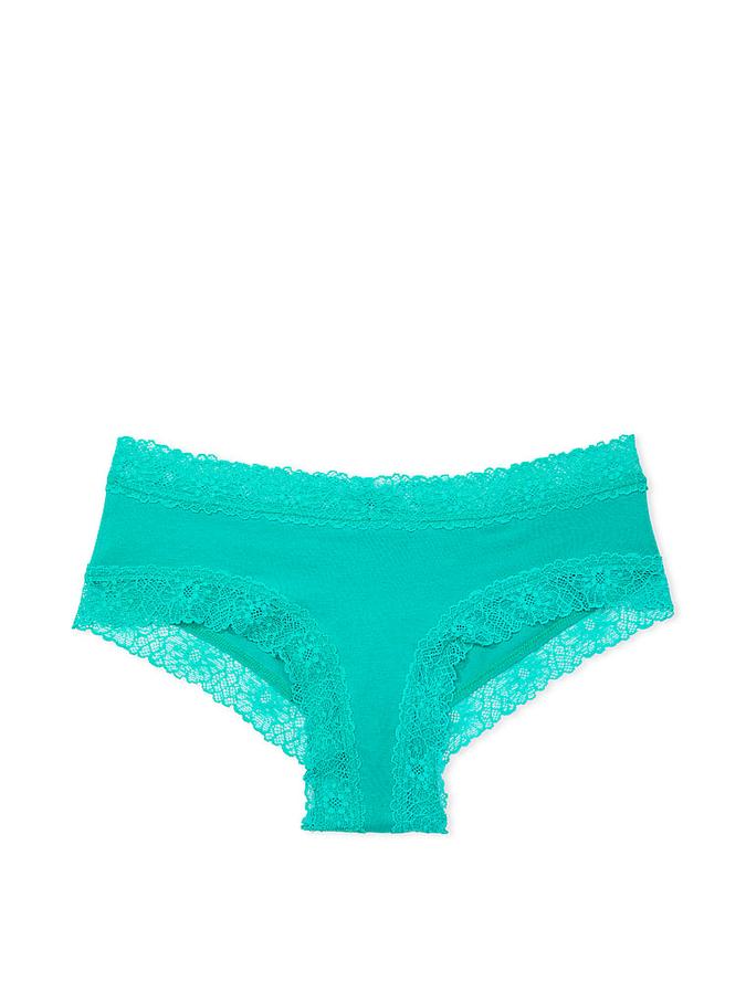 Victoria's Secret Lace-Waist Cotton Cheeky Panty - Image 3