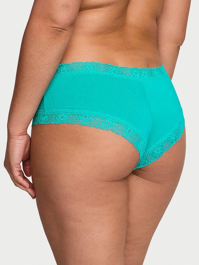 Victoria's Secret Lace-Waist Cotton Cheeky Panty - Image 2