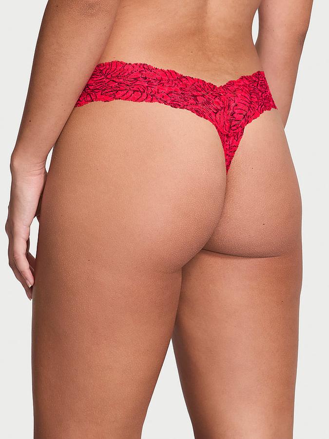 Victoria's Secret Lace Thong Panty - Image 2