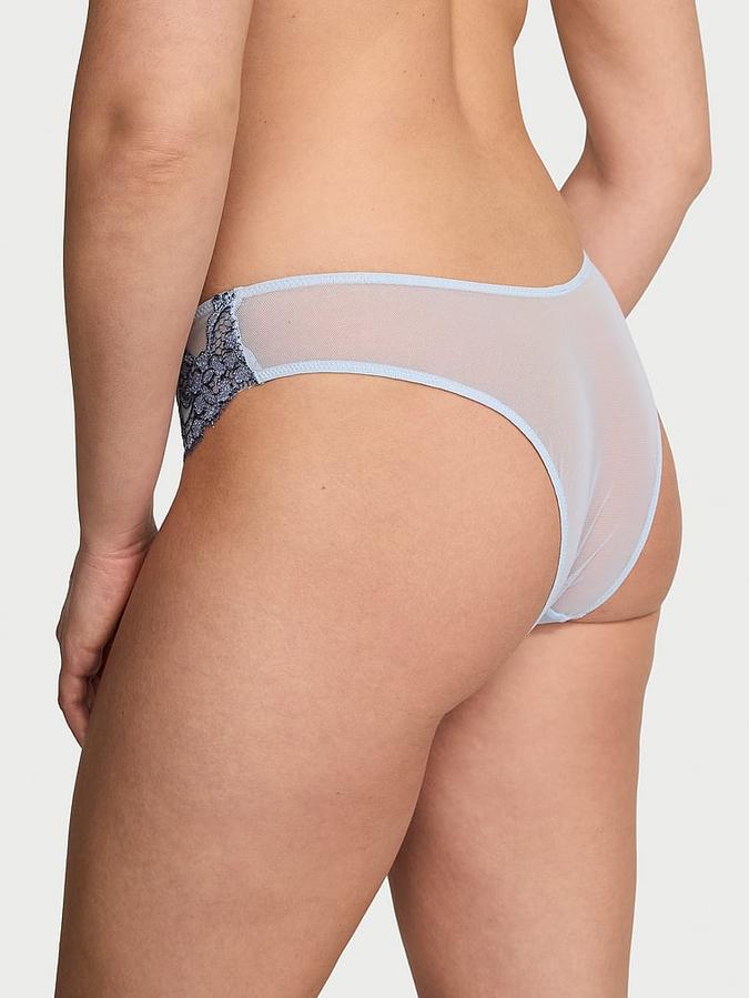 Victoria's Secret Boho Floral Embroidery Brazilian Panty - Image 2