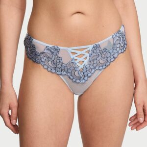 Victoria's Secret Boho Floral Embroidery Brazilian Panty