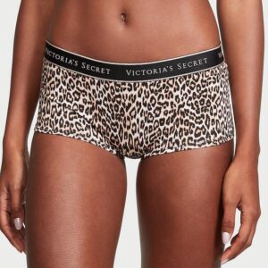Victoria's Secret Logo Cotton Boyshort Panty