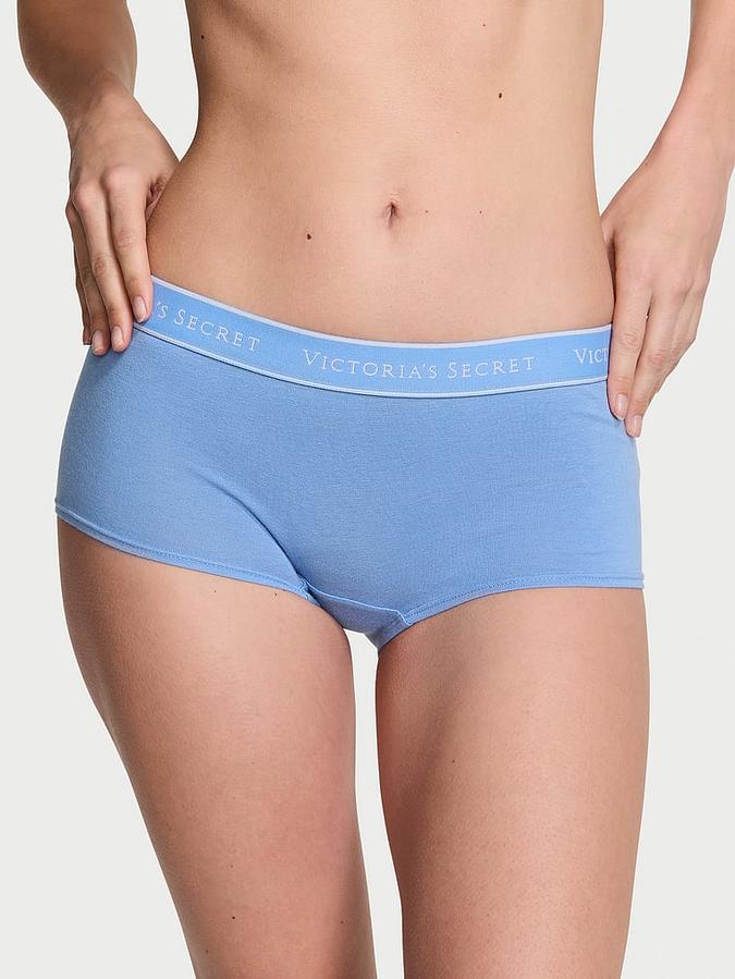 Victoria's Secret Logo Cotton Boyshort Panty