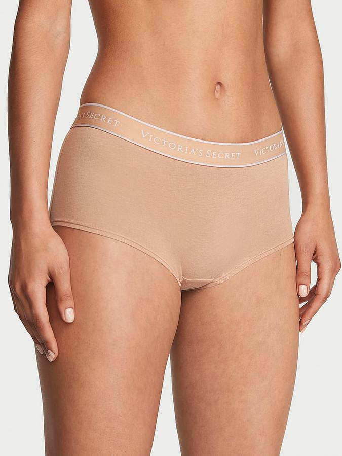 Victoria's Secret Logo Cotton Boyshort Panty