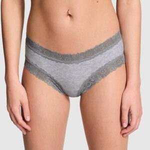 Victoria's Secret Wink Lace-Trim Cheeky Panty