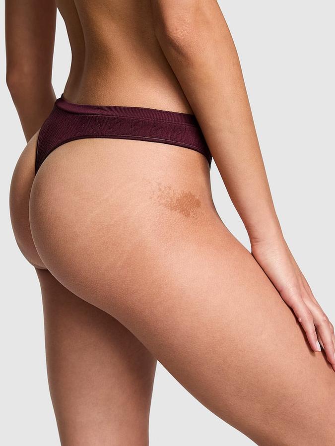 Victoria's Secret Seamless High-Leg Thong Panty - Image 2