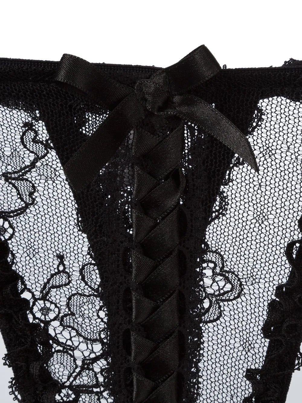 Folies By Renaud Carla braid detailed thong - Image 4