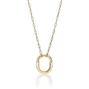 Tiffany Tiffany Lock Pendant in Yellow Gold, Medium