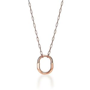 Tiffany Pendant in Rose Gold, Medium