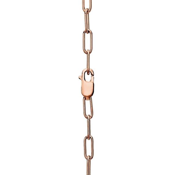 Tiffany Pendant in Rose Gold with Diamonds, Medium - Image 5