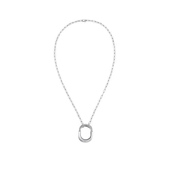 Tiffany Pendant in White Gold, Medium - Image 4