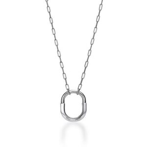 Tiffany Pendant in White Gold, Medium