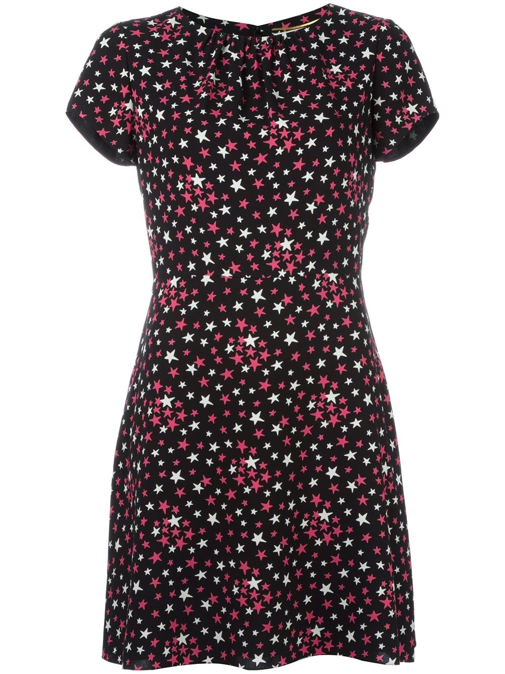 Saint Laurent star print shift dress