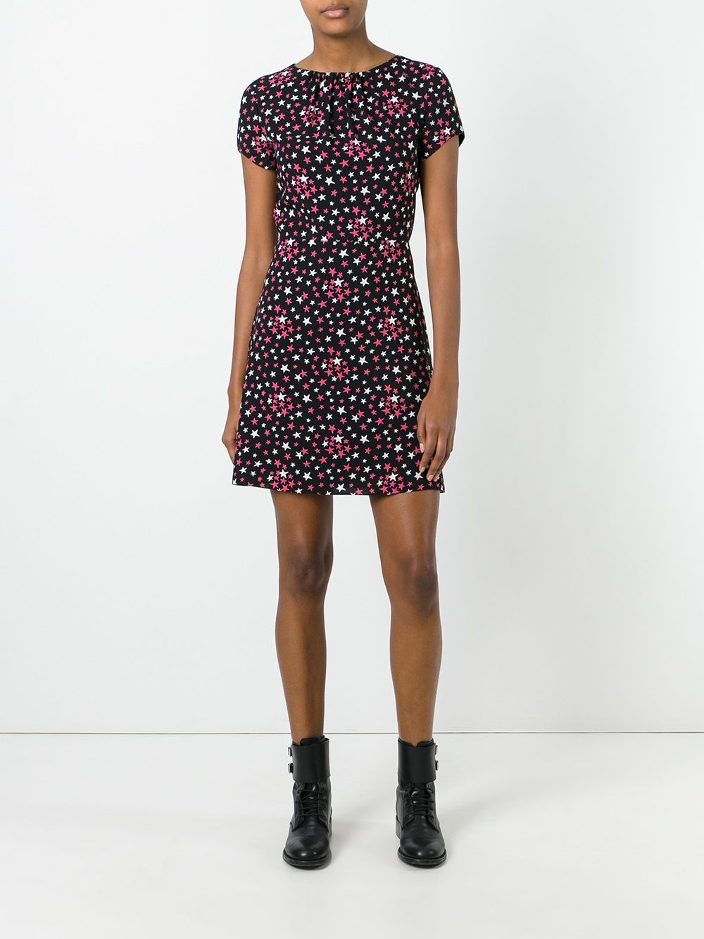 Saint Laurent star print shift dress - Image 2