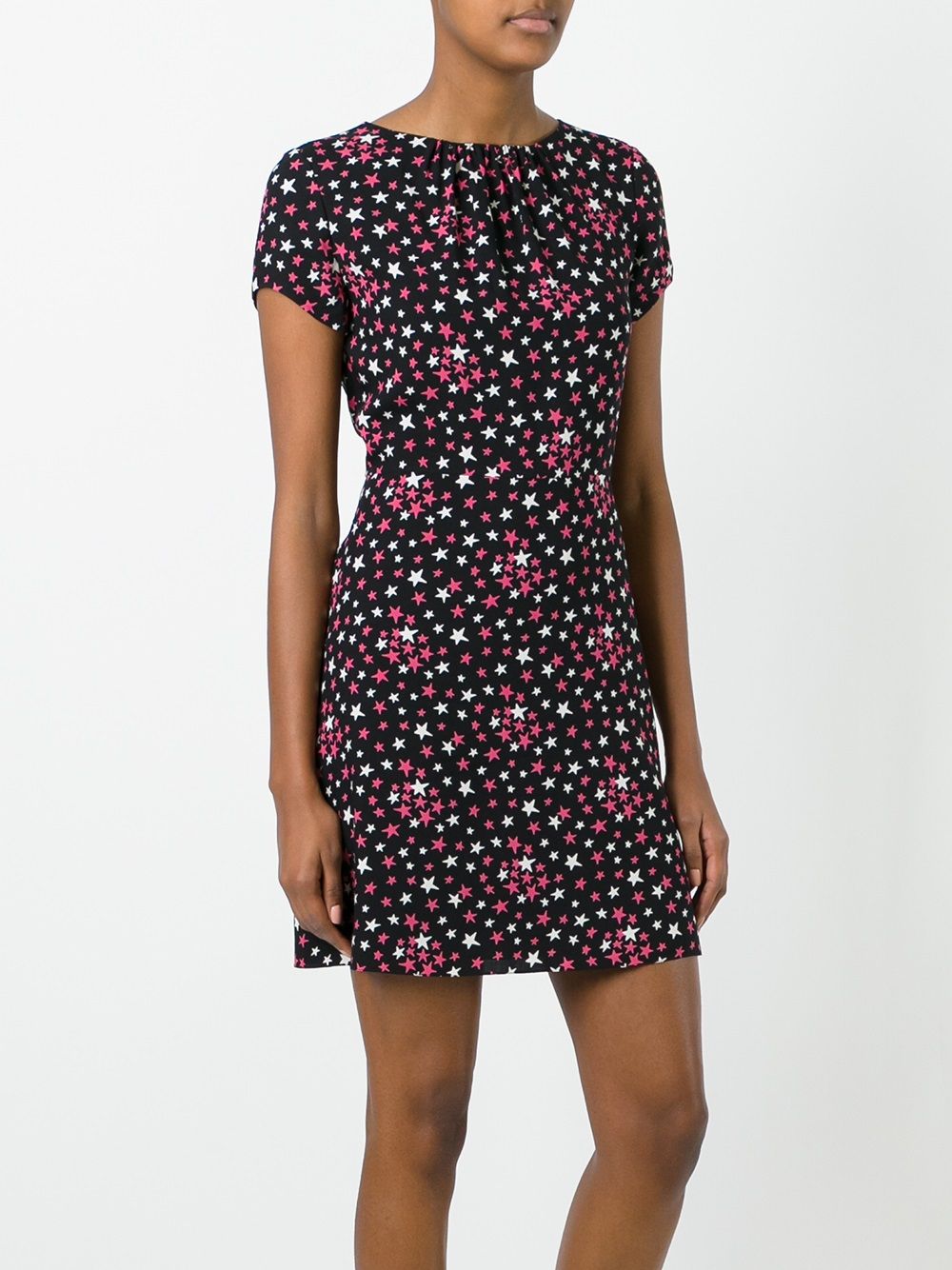 Saint Laurent star print shift dress - Image 3