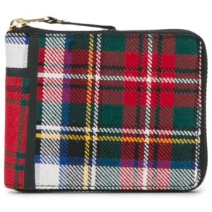 Comme Des Garçons Wallet Large Red Tartan Wallet