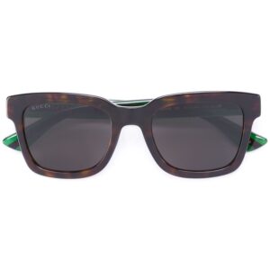 Gucci Eyewear Web arm tortoiseshell glasses