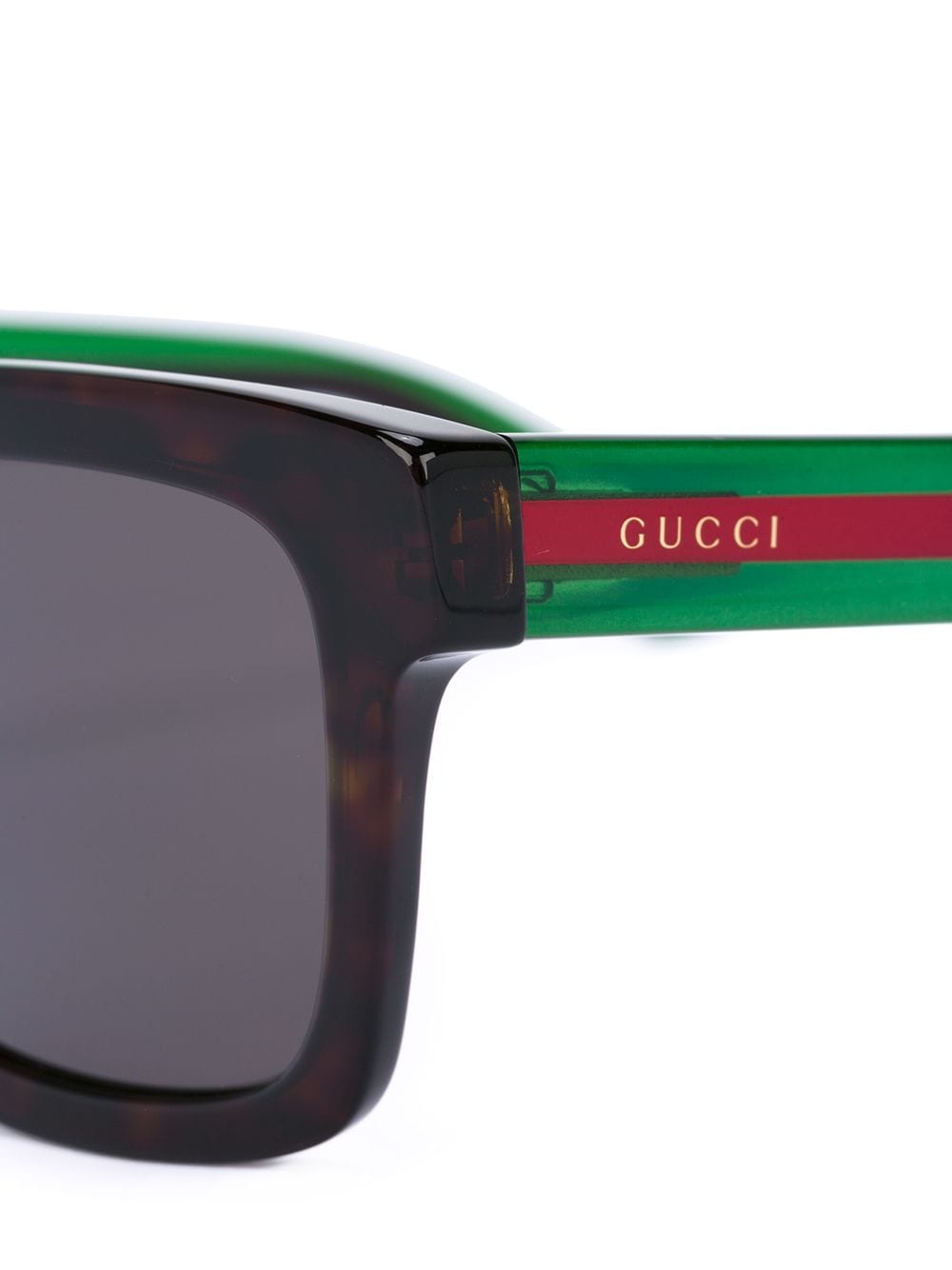 Gucci Eyewear Web arm tortoiseshell glasses - Image 3