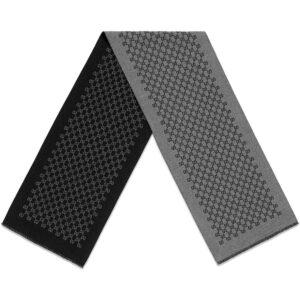 Gucci  Grey GG Jacquard Wool Scarf