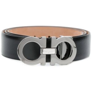 Ferragamo double Gancini buckle belt