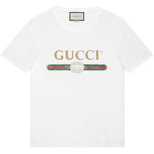 Gucci logo print cotton T-shirt