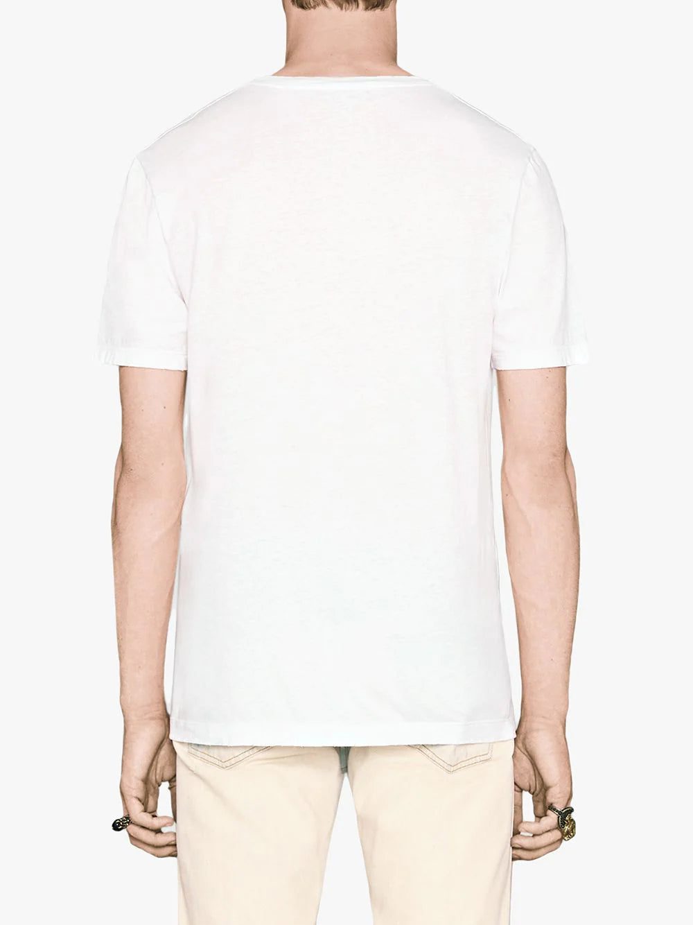 Gucci logo print cotton T-shirt - Image 4