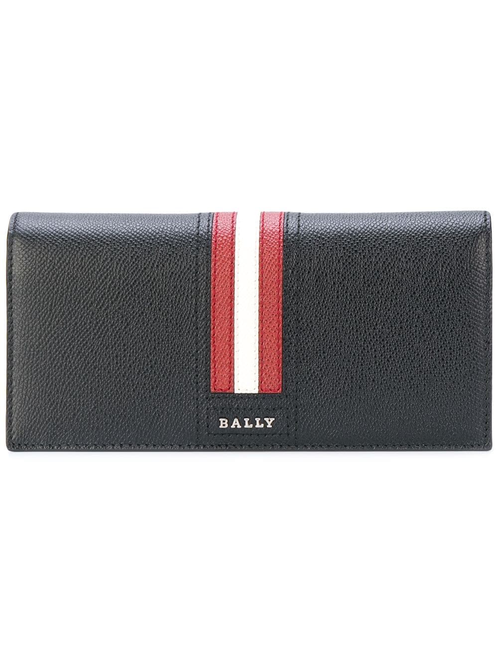 Bally stripe continental wallet