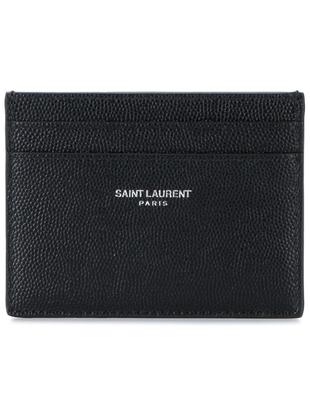 Saint Laurent logo cardholder