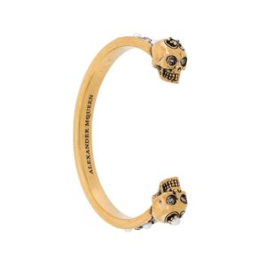 Alexander McQueen  skull cuff bracelet