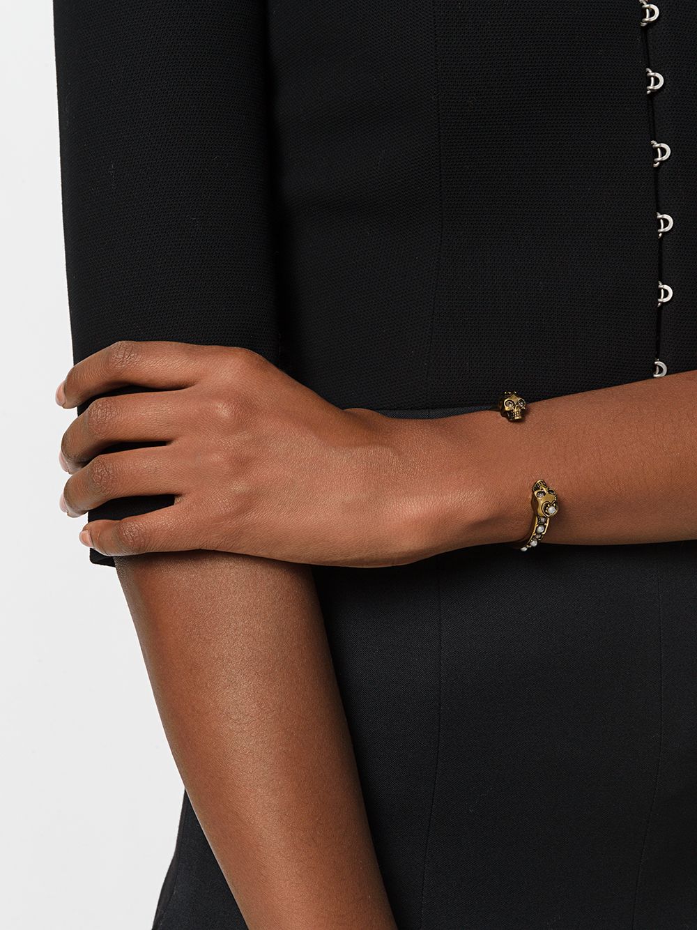 Alexander McQueen skull cuff bracelet - Image 2