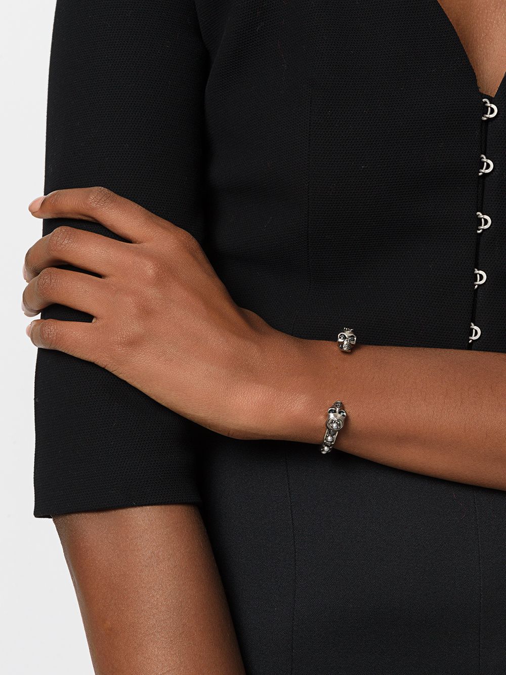 Alexander McQueen skull cuff bracelet - Image 2