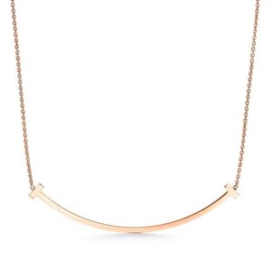 Tiffany Extra Large Smile Pendant in 18k Rose Gold