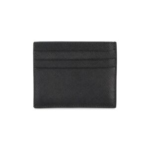 Prada logo plaque cardholder