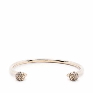 Alexander McQueen  twin skull bracelet