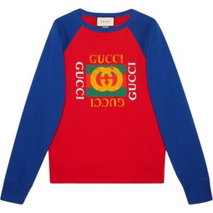 Gucci Cotton jersey sweatshirt with Gucci logo
