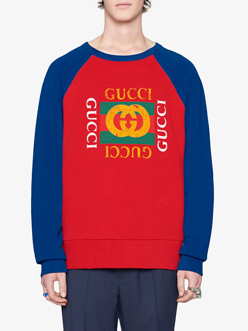 Gucci Cotton jersey sweatshirt with Gucci logo - Image 3