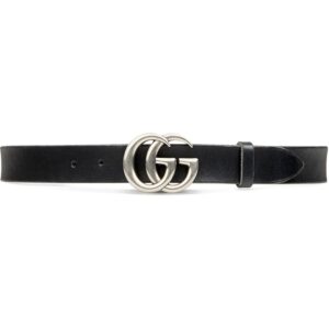 Gucci Leather belt with Double G buckle