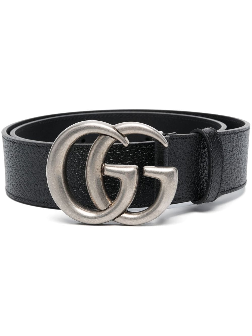 Louis Vuitton GG-buckle leather belt