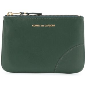 Comme Des Garçons Wallet logo-print zipped wallet